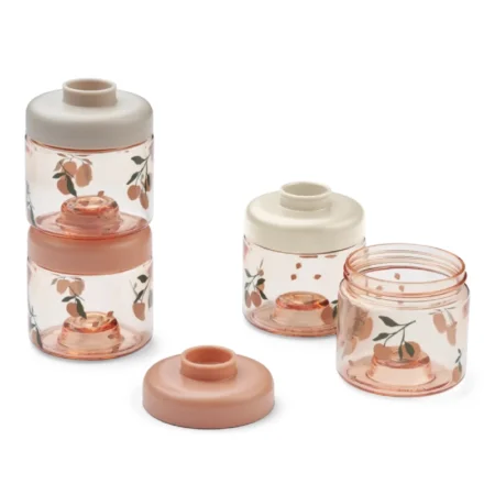Liewood Δοχείο φαγητού 4τμχ Peach / Sea shell