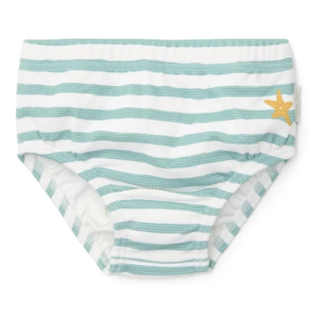 Little Dutch Παιδικό Μαγιό πάνα Stripes Surf Blue